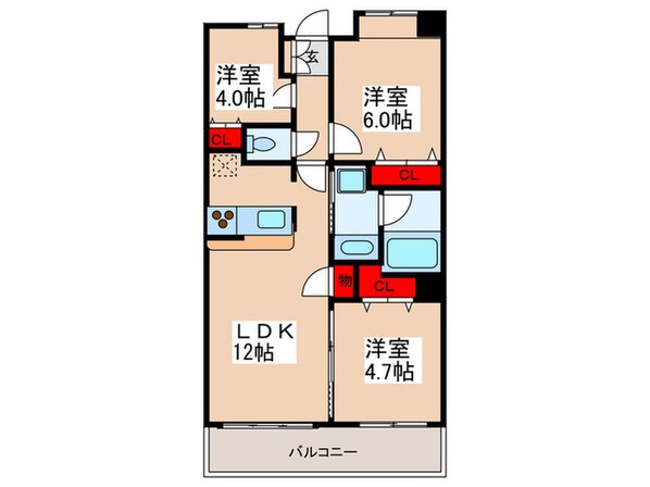 パークビューステージ東陽町の物件間取画像